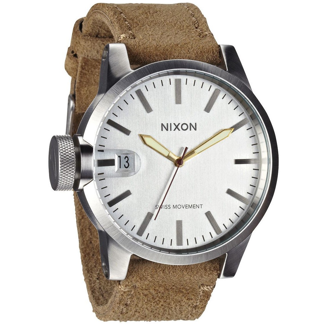 nixon chronicle leather band