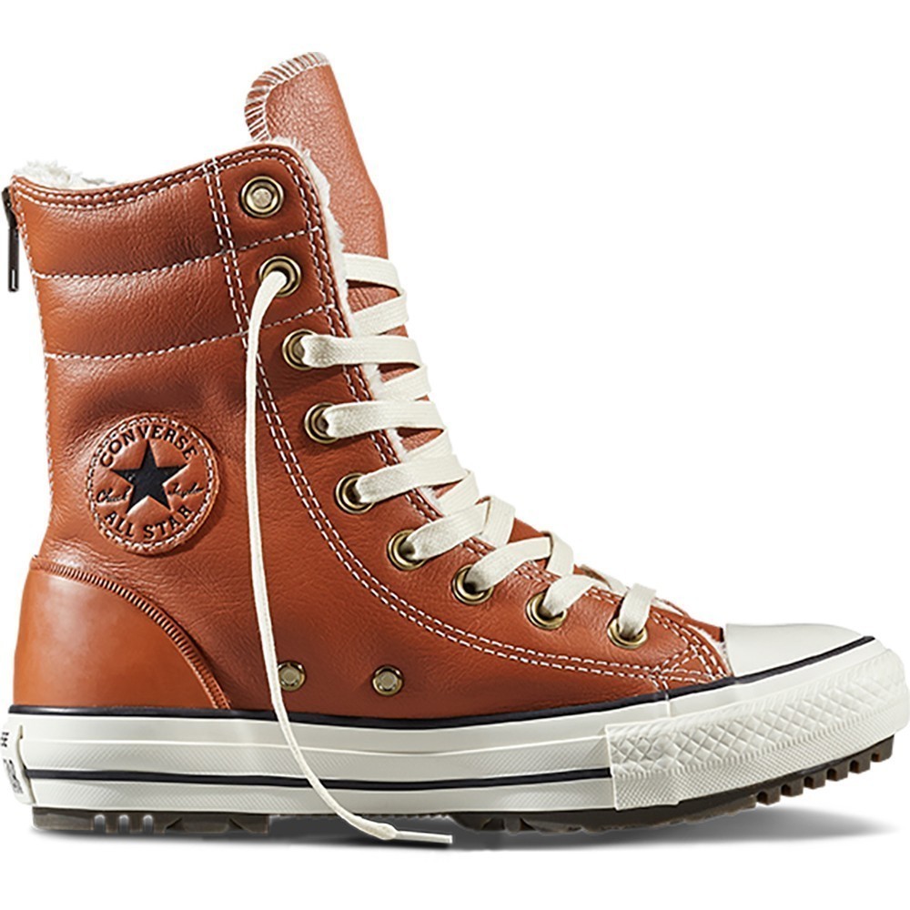 converse chuck taylor all star hi rise boot leather