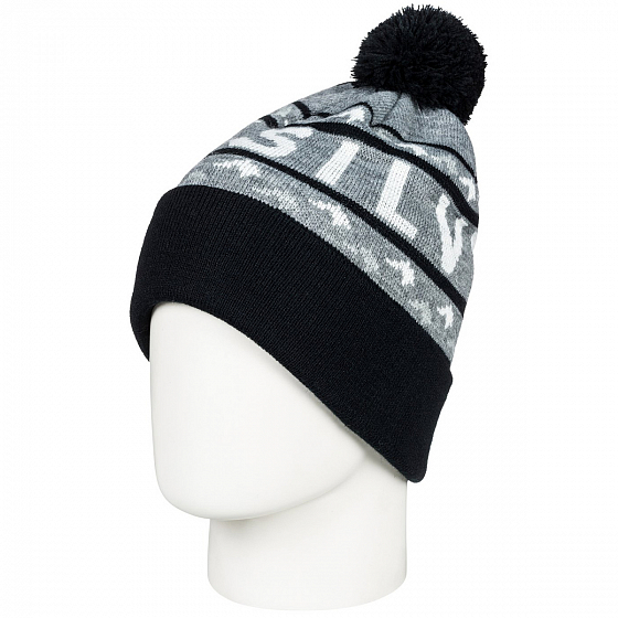 

Шапка Quiksilver, Black;белый;черный, Summit Beanie Hdwr 2018 BLACK