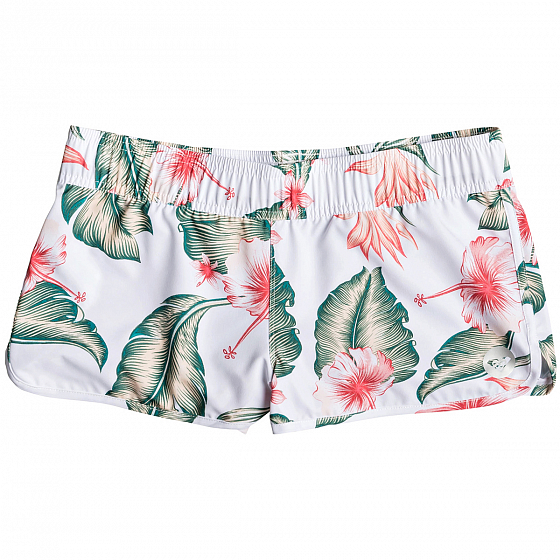 

Бордшорты Roxy, Bright white tropical love swi;белый;серый, Ro Lo Bs J Bdsh 2019 BRIGHT WHITE TROPICAL LOVE SWI