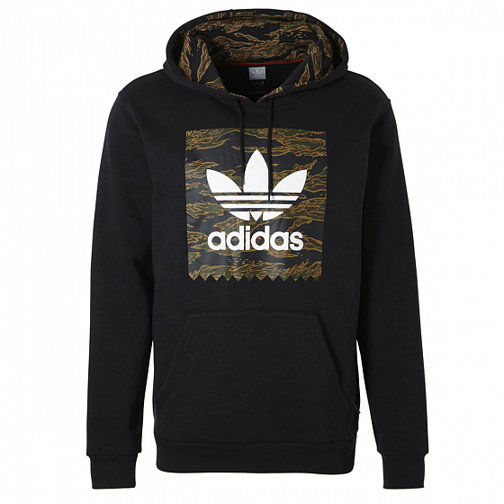 adidas black and camo hoodie