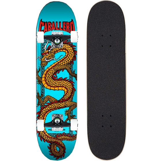 

Комплект скейтборд Powell Peralta, Черный;мятный;серый;ivory, Cab Chinese Dragon 2023 IVORY