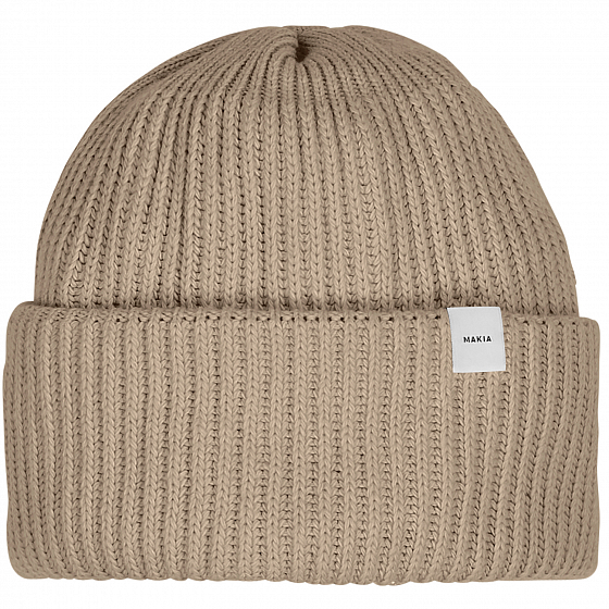 

Шапка Makia, Черный;серый;коричневый;beige, Leaf Beanie 2022 BEIGE