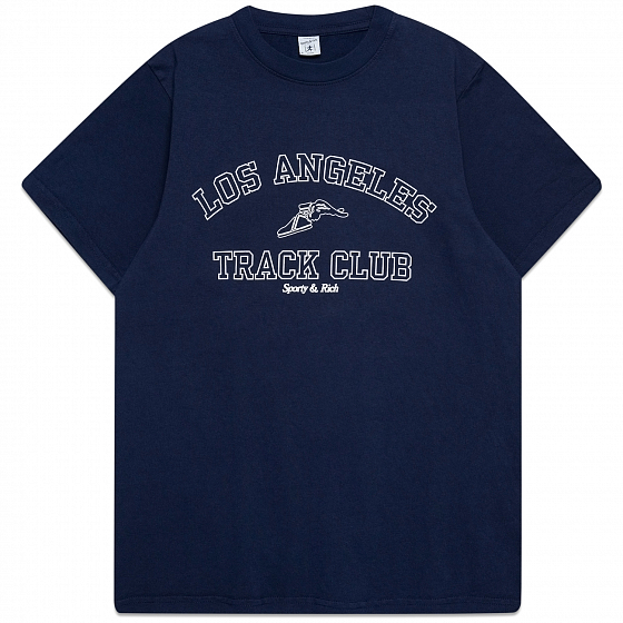 

Футболка Sporty &Amp; Rich, Синий;navy, Track Club T Shirt 2023 NAVY