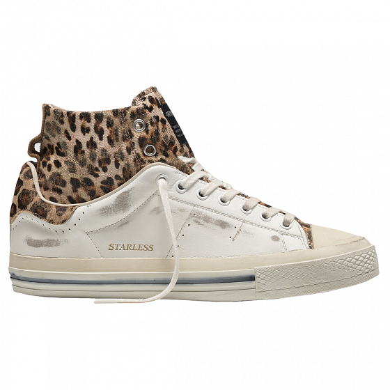 

Высокие кеды Hidnander, White;leopard;серый;коричневый, Starless High 2023 WHITE/LEOPARD