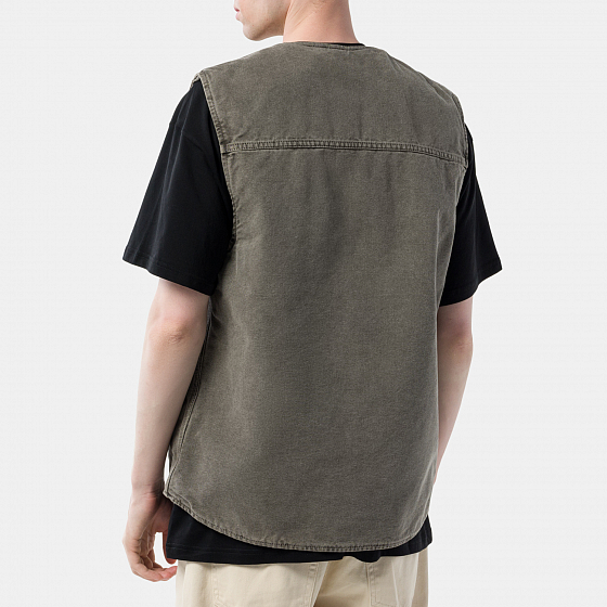 

Жилет Carhartt Wip, Серый;фиолетовый;black (faded), Arbor Vest 2022 BLACK (FADED)