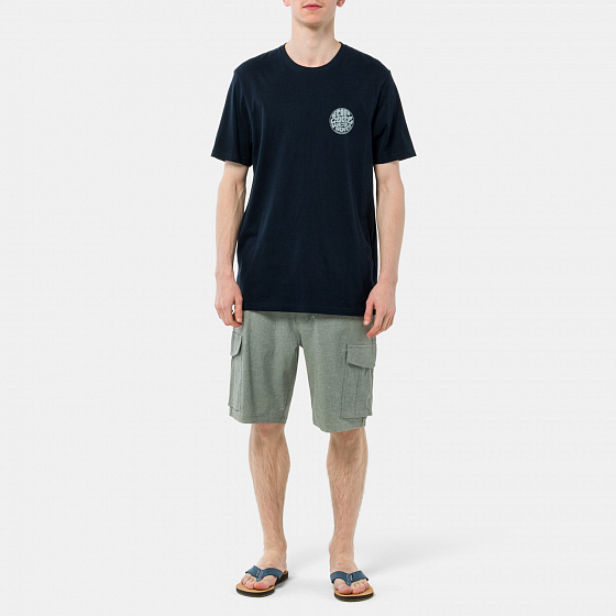 

Футболка Rip Curl, Черный;белый;navy, Wetsuit Icon Tee 2022 NAVY