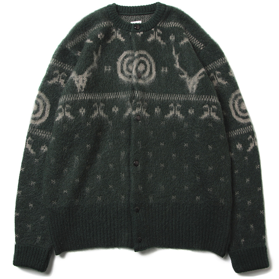 

Кардиган South2 West8, B-green;черный;серый, Loose Fit Crew Neck Cardigan 2023 B-GREEN