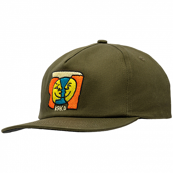 

Кепка Krooked, Хаки;olive, Adj Moonsmile Snapback Olive