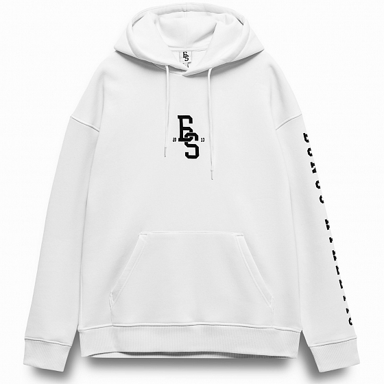 

Толстовка Bonus Athletic, Белый;черный;white, Crew Hoodie 2023 White