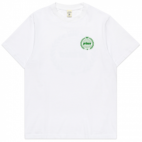 

Футболка Sporty &Amp; Rich, Белый;синий;white, Prince Crest T-Shirt 2023 White