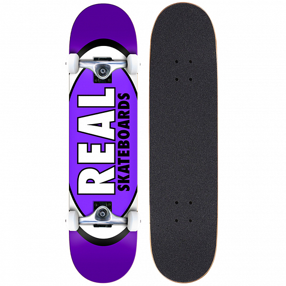 

Комплект скейтборд Real Skateboards, Green;серый;зеленый, Classic Oval 2022 GREEN