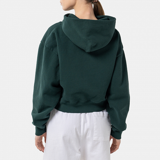 

Толстовка Sporty &Amp; Rich, Синий;черный;forest, Health Ivy Cropped Hoodie 2023 FOREST