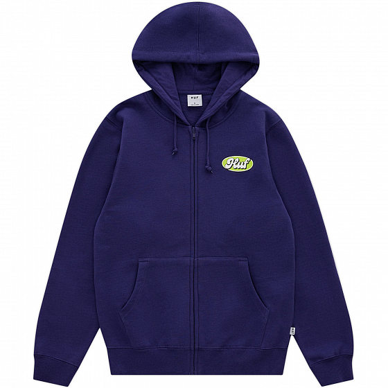 

Толстовка Huf, Синий;purple, Her Huf F/Z Hoodie 2022 PURPLE