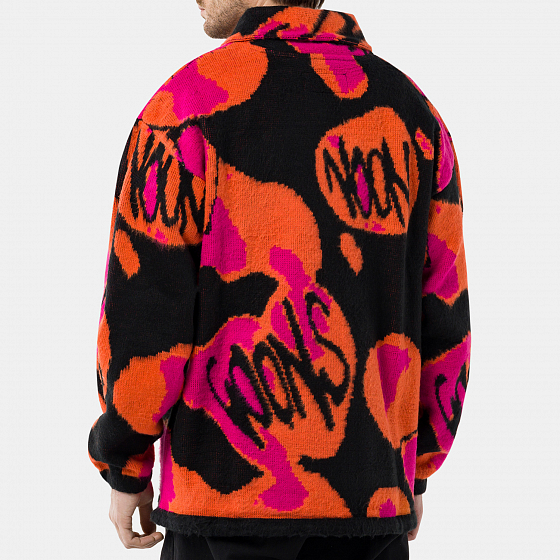 

Кардиган Noon Goons, Черный;красный;black;pink;orange, Lava Lamp Knit Jacket 2022 BLACK/PINK/ORANGE