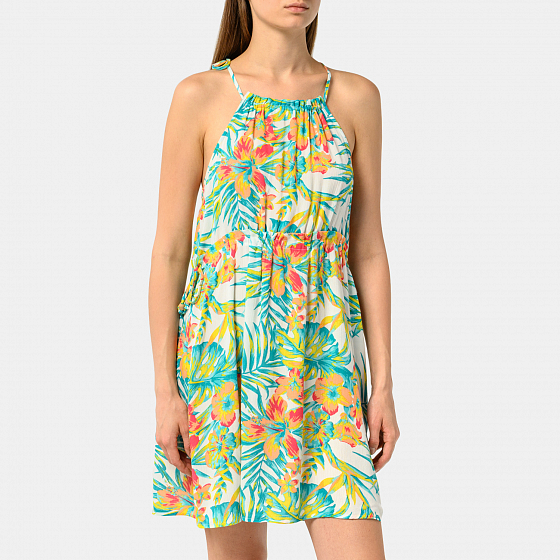 

Платье Hurley, Серый;мятный;зеленый;hawaiian garden, Kate Tie Dress 2022 HAWAIIAN GARDEN