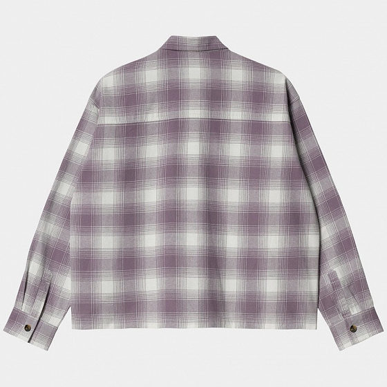 

Рубашка Carhartt Wip, Deaver check;misty thistle;серый, W' L/S Deaver Shirt 2022 DEAVER CHECK, MISTY THISTLE