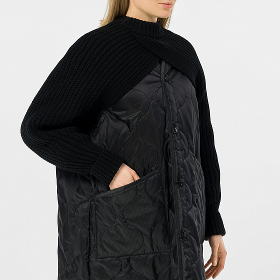 

Свитер Hyke, Черный;серый;black, Ribbed Sleeves 2022 BLACK