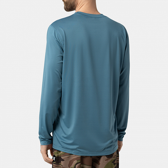 

Лайкра Hurley, Черный;синий;thunder blue, Oao Surf Shirt Ls 2022 THUNDER BLUE