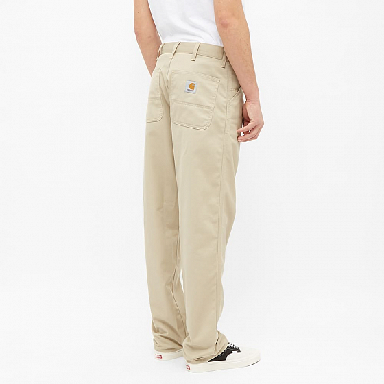 

Брюки Carhartt Wip, Wall (rinsed);бежевый, Simple Pant 2022 WALL (RINSED)