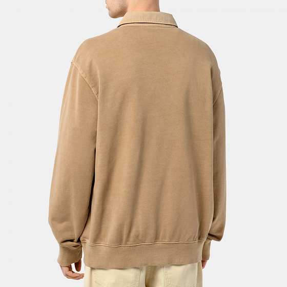 

Толстовка Carhartt Wip, Оранжевый;nomad, Duster Script Sweatshirt 2022 NOMAD