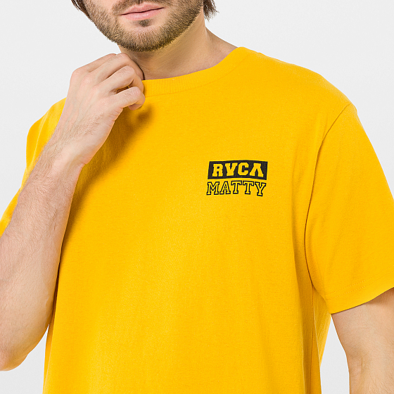 

Футболка Rvca, Желтый;gold, Glorious Meats Ss Te 2022 GOLD