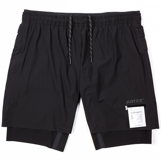 

Шорты Satisfy, Черный;black, Justice Trail Long Distance 10 Shorts BLACK