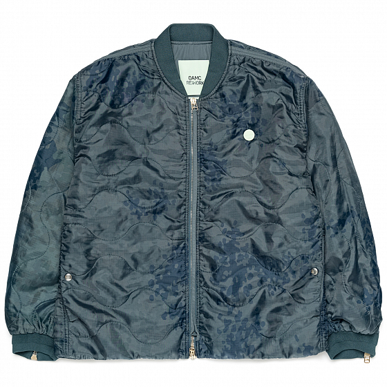 

Бомбер Oamc, Синий;camo, Work Quilted Bomber 2023 CAMO