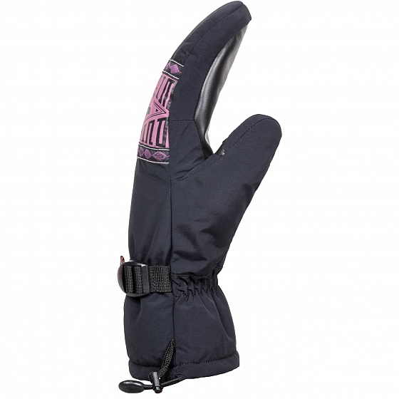 

Варежки Quiksilver, Серый;синий;true black, Broad Peak Mitt M 2022 TRUE BLACK