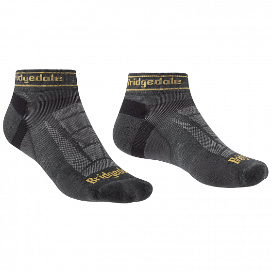 

Носки Bridgedale, Серый;gunmetal, Trail Run Ultralight T2 Merino Sport Low 2021 GUNMETAL