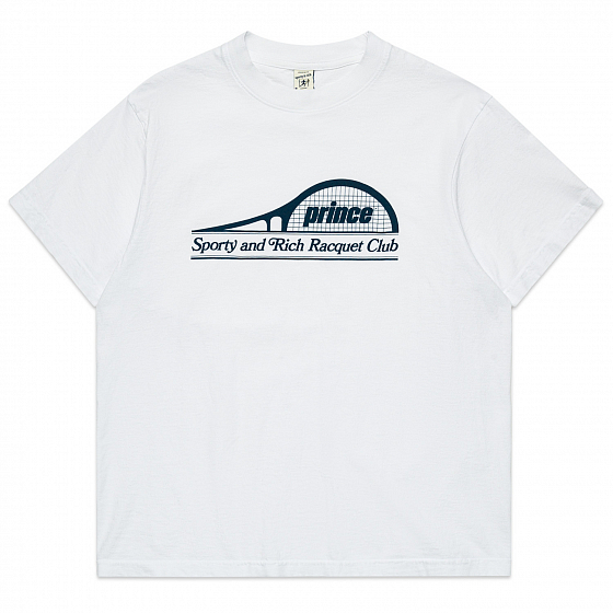 

Футболка Sporty &Amp; Rich, Белый;white, Prince Racket T-Shirt 2023 White