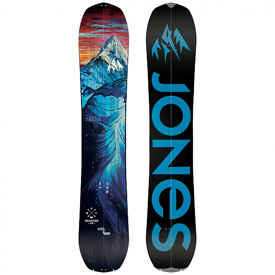 

Сплитборд Jones, Черный;синий;159, Frontier Splitboard 2023 159