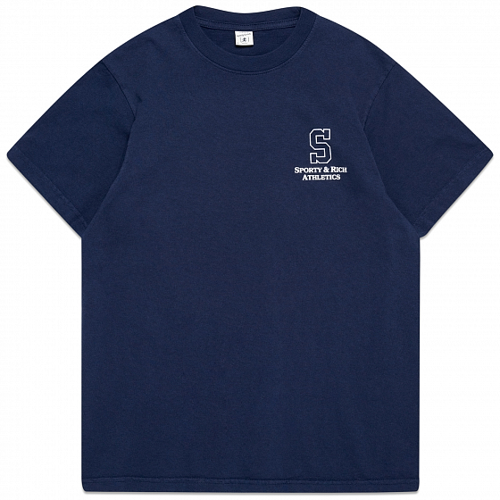 

Футболка Sporty &Amp; Rich, Синий;navy, College T Shirt 2023 NAVY