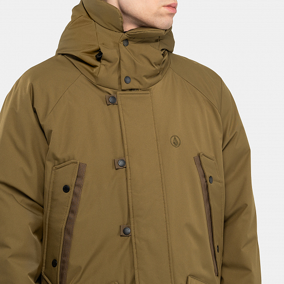 

Куртка городская Volcom, Хаки;service green, Madward 5K Jacket 2023 SERVICE GREEN