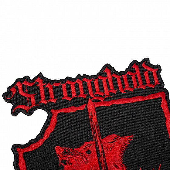 

Нашивка Stronghold Division, Black;blood;красный;черный, Wolf Knight Backpatch 2023 BLACK/BLOOD