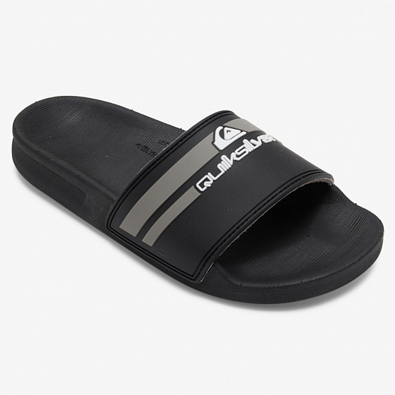 

Шлепанцы Quiksilver, Черный;серый;black;grey, Rivi Slide B 2022 BLACK/GREY/BLACK