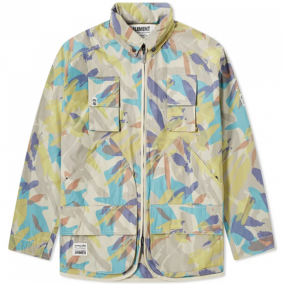 

Куртка городская Element, Серый;желтый;abstract camo, Cabourn Alder Parka 2021 ABSTRACT CAMO