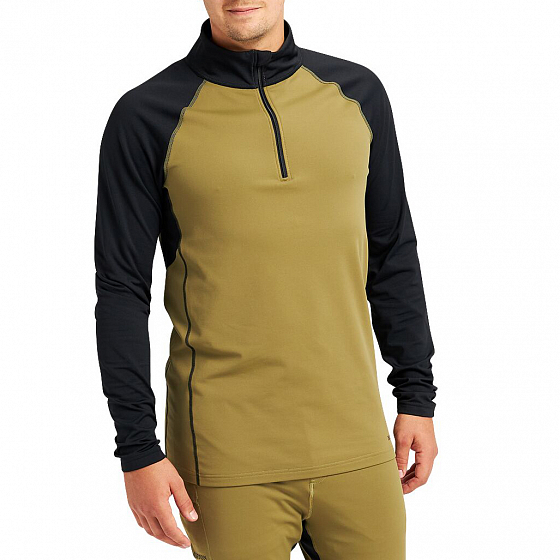 

Термокофта Burton, Желтый;хаки;mrtini;trublk, M Heavyweight X 1/4 Zip 2022 MRTINI/TRUBLK