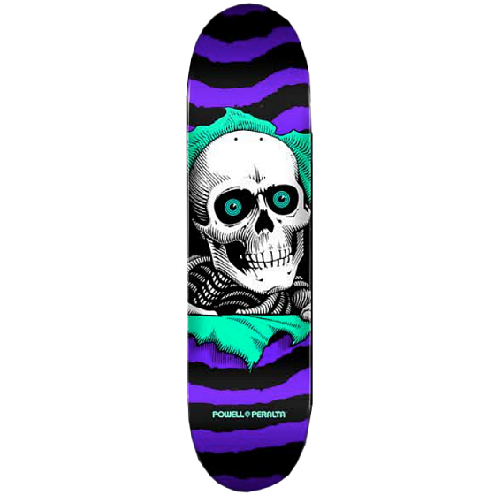 

Дека скейтборд Powell Peralta, Красный;черный;фиолетовый;black;purple, Ripper 2023 BLACK / PURPLE