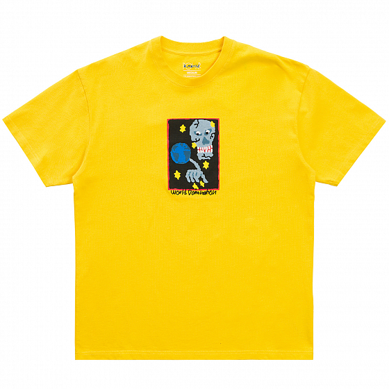 

Футболка Polar Skate Co, Желтый;lemon, World Domination Tee 2022 LEMON