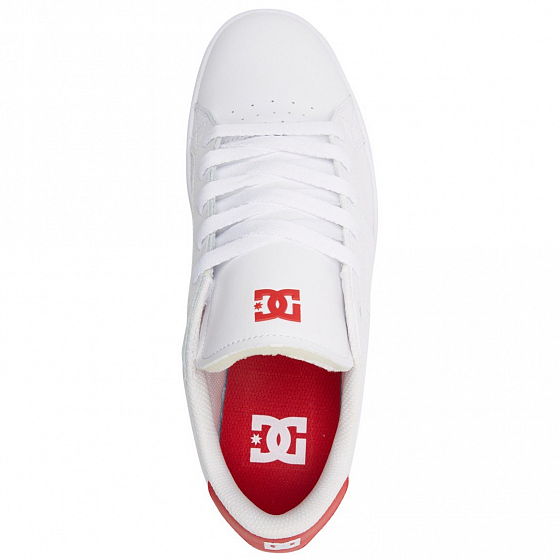 

Низкие кеды Dc, Белый;серый;white;athletic red, Striker Le M Shoe 2022 WHITE/WHITE/ATHLETIC RED