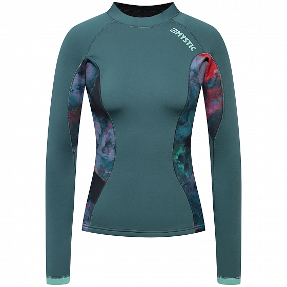 

Гидрофутболка Mystic, Синий;teal, Diva L/S Vest Neoprene 2Mm Women 2020 TEAL