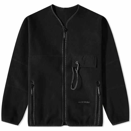 

Кардиган And Wander, Black;черный, Wool Fleece Cardigan 2023 BLACK