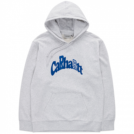 

Толстовка Carhartt Wip, Серый;ash heather;gulf, Hooded Amherst Sweatshirt 2022 ASH HEATHER / GULF