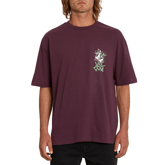 

Футболка Volcom, Розовый;красный;mulberry, Sktratz T-Shirt 2023 MULBERRY