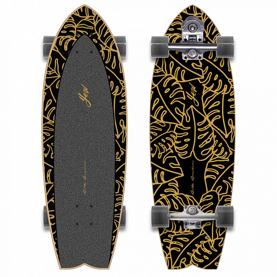 

Комплект лонгборд Yow, Серый;черный;30;5, Aritz Aranburu Signature Series Surfskate 2021 30,5