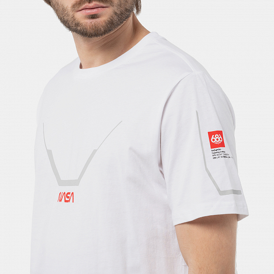 

Футболка 686, Белый;черный;white, Exploration T-Shirt 2022 White