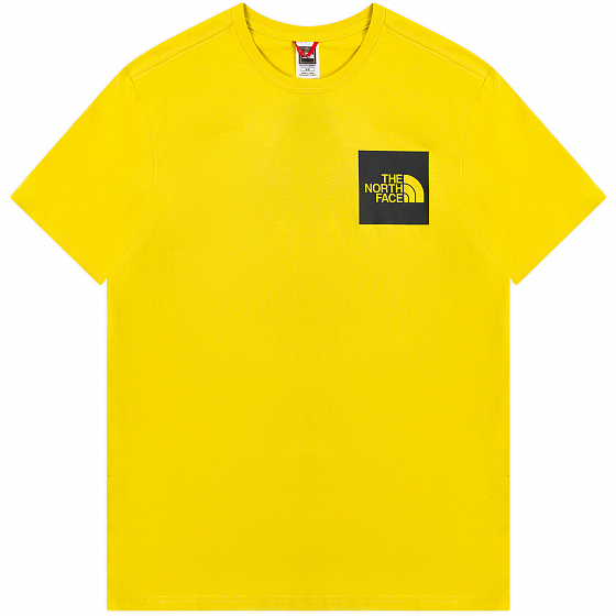 

Футболка The North Face, Желтый;acid yellow, M S/S Fine Tee 2022 ACID YELLOW