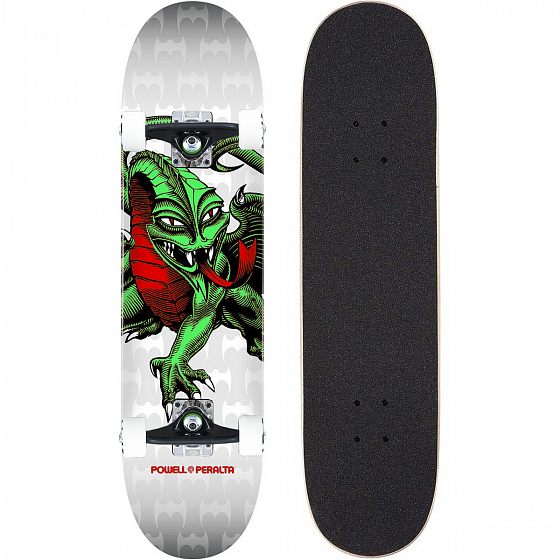 

Комплект скейтборд Powell Peralta, Черный;серый;white, Cab Dragon One Off 2022 White