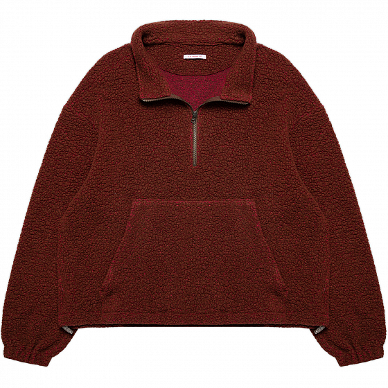 

Толстовка S.k. Manor Hill, Красный;черный;коричневый;brown, Half-Zip Fleece 2023 BROWN